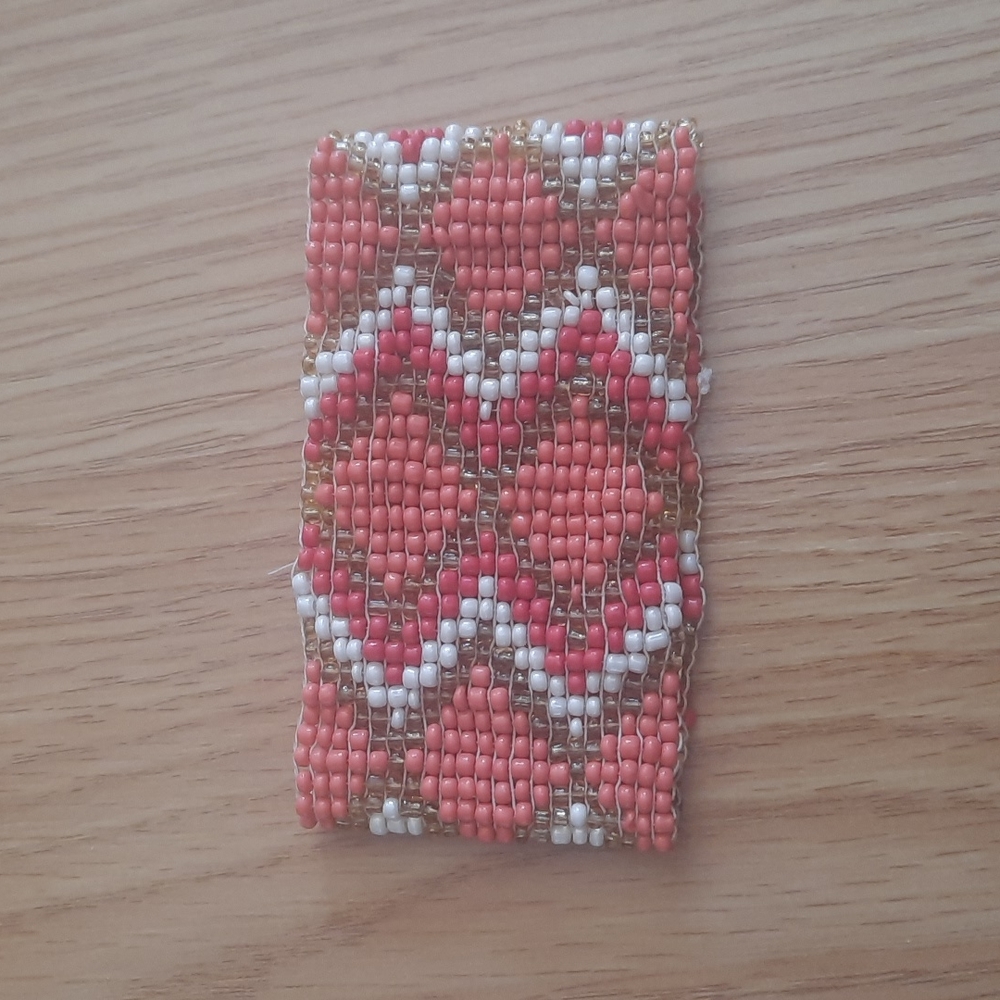 Beaded cuff bracelet